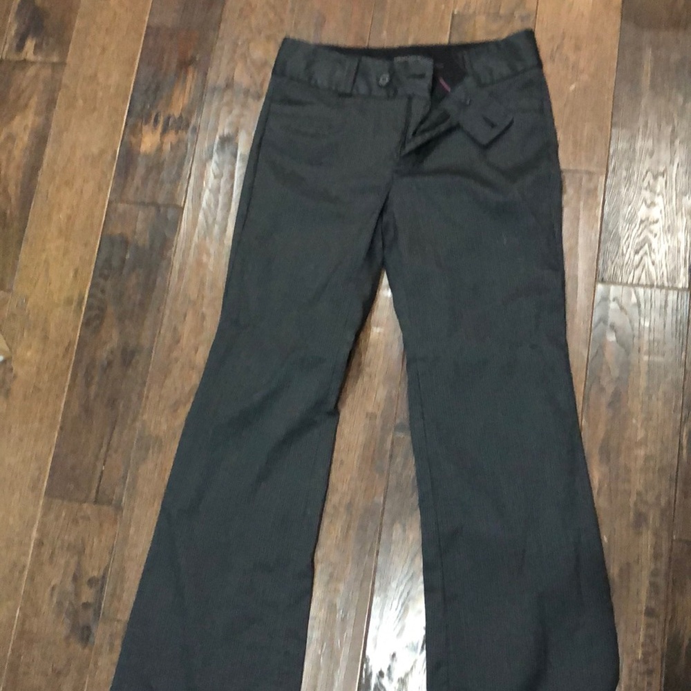 Banana Republic charcoal pinstripe dress pants